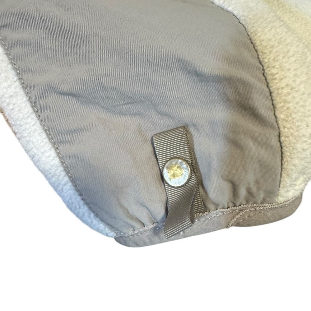 The North Face Girls Jacket Large White Gray Delani Fleece XL 18 Junior Outdoors - Picture 7 of 15